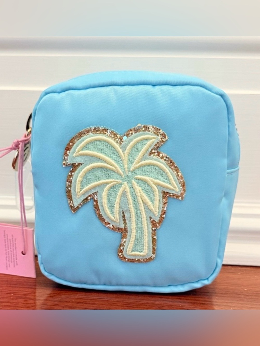 NWT Stoney Clover x Target Blue Palm Tree Pouch